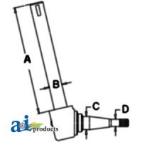 1694233M91 - Spindle (RH)	