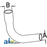 1694711M3 - Radiator Hose, Bottom 	