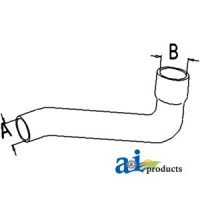 1695564M1 - Radiator Hose, Bottom 	