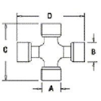 180015004 - Cross & Bearing Kit 	