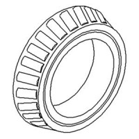 180549M1 - Steering Shaft Bearing Cone (Upper/Lower) 	