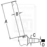 183016M92 - Spindle (RH/LH)	