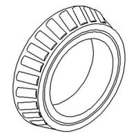 180549M1 - Steering Shaft Bearing Cone (Upper/Lower) 	