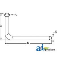 181460M1 - Exhaust Pipe	