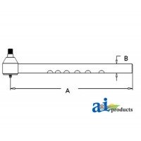 1860564M2 - Link, Front Drag (LH)	