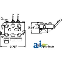 19833A92 - Hydraulic Valve & Manifold 	