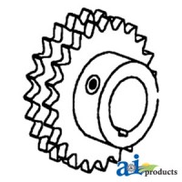 278690M91 - Sprocket, Jackshaft, Slat Elevator (LH) 	