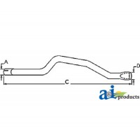 313808 - Horizontal Tailpipe	