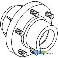 313020 - Hub, Front Wheel (6 Bolt) 	