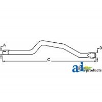 313810 - Horizontal Tailpipe	