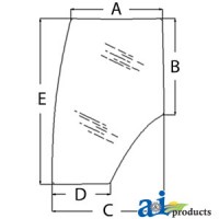 344730A2 - Glass, Door; Tinted 	