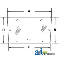 3477716M1 - Glass, Rear, Upper