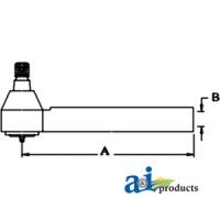 3429173M1 - Tie Rod w/ Tube	