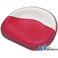 357518R92-17 - Seat Pan, Steel, Upholst., RED/WHT	