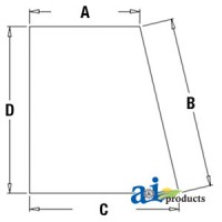 360046A1 - Glass, Door, Upper (RH)	