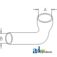 3614419M1 - Radiator Hose, Lower 	