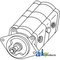 3774613M91 - Pump, Steering (tandem)	