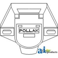 3713127M1 - Socket, Implement Lights, 7 Pin (North America)