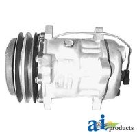 3763384M91 - Compressor, New, Sanden w/ Clutch (4708) 	