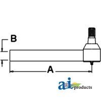 3764024M1 - Tie Rod w/ Tube	