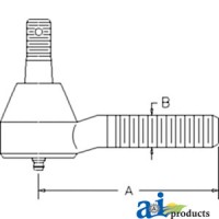 38440-44790 - Tie Rod End, LH Thread	