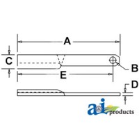 3900WD - Rotary Cutter Blade, CCW