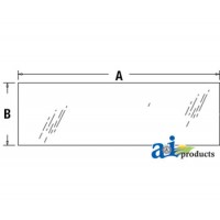 3A751-70550 - Glass, Rear, Lower	