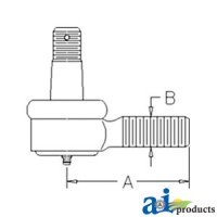 3A012-62920 - Tie Rod End, Steering Cylinder 	