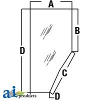 3G710-70770 - Glass, Door (LH)