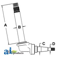 406265R92 - Spindle (RH/LH)	