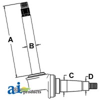 406267R92 - Spindle (RH/LH)	