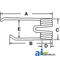 4101701260 - Tedder Tooth (LH) 	