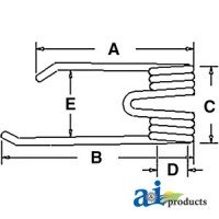 4101701380 - Tedder Tooth (RH) 	