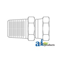 43D54 - Restrictor Swivel, Male Npt X Female Npsm Adapter