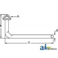 507518M92 - Exhaust Pipe	