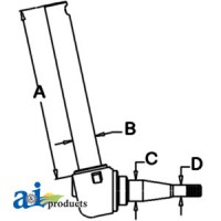 511606M91 - Spindle (RH/LH)	