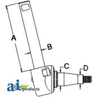 514572M92 - Spindle (RH/LH)	