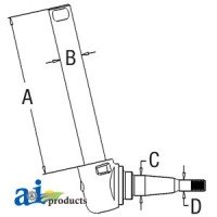 532966M92 - Spindle (RH/LH)	