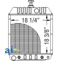 579339M91 - Radiator w/ Oil Cooler	