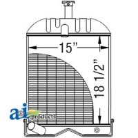 579004M91 - Radiator w/ 3.500" Neck