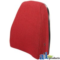 620S3F - Back Cushion, Steel, Cranberry Fabric