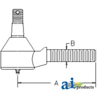 67121-56530 - Tie Rod End, LH Thread	