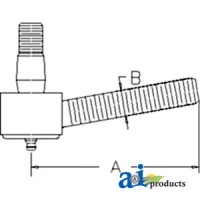 674394M91 - Tie Rod End	