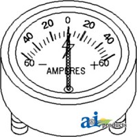 70254407 - Gauge, Ammeter (60-0-60) 	