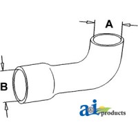 704289R2 - Radiator Hose, Upper 	