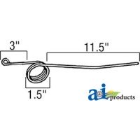 71129508 - Steel Reel Finger (RH) 	