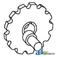 71137876 - Sprocket Crank Assy., Shoe Drive (RH) 	