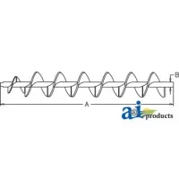71388940 - Auger, Grain Bin Loading Extended Wear