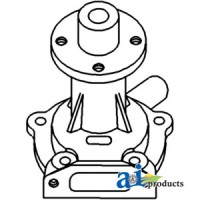74023912 - Water Pump W/ Pulley 	