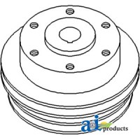 747751M1 - Pulley, Water Pump (3 Groove)	